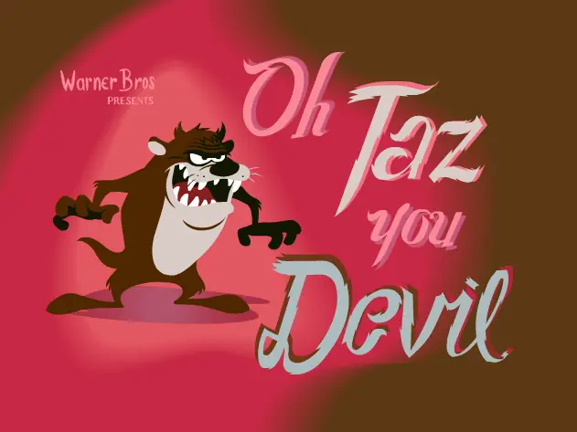 Oh Taz you Devil logo