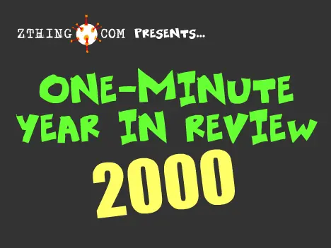 One-Minute Year in Review: 2000 logo