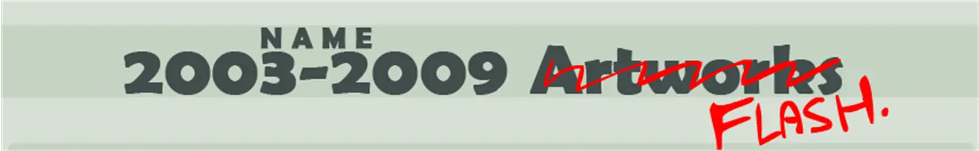 2003-2009 FLASH logo
