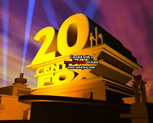 20th Century Fox logo early version logo