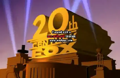 20th Century Fox movie intro in Blender logo
