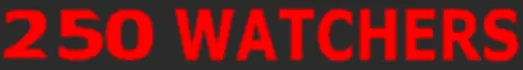 250 WATCHES -THANK YOU ALL.- logo