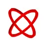 3D rotating rings with shading logo