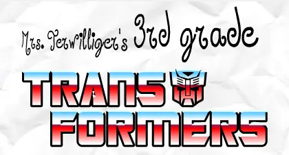 3rd Grade Transformers logo