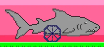 8BITSHARKWITHWHEEL logo