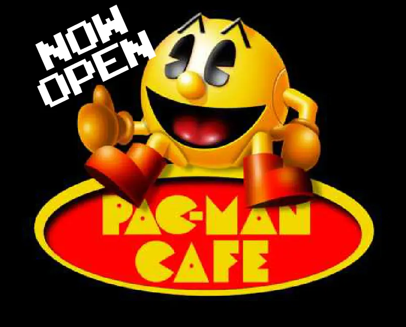 Pac-Man Cafe Intro logo