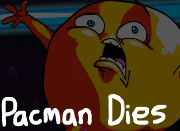 PACMAN DIES AAAH logo