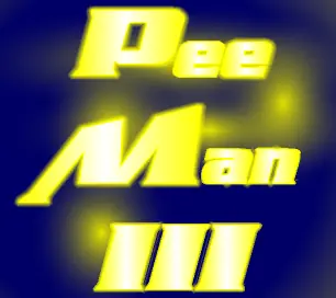 -= PEE MAN III =- logo