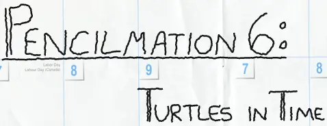 Pencilmation 6: Turtles In Time logo