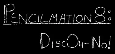 Pencilmation 8: DiscOh-No! logo