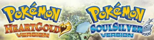 Pokémon HeartGold and SoulSilver Screensaver logo