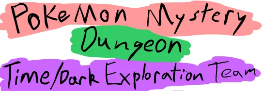 Pokemon Mystery Dungeon Time/Dark Exploration Team logo