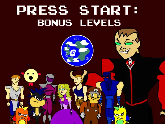 Press Start: Bonus Levels "Statue of Limitations" logo