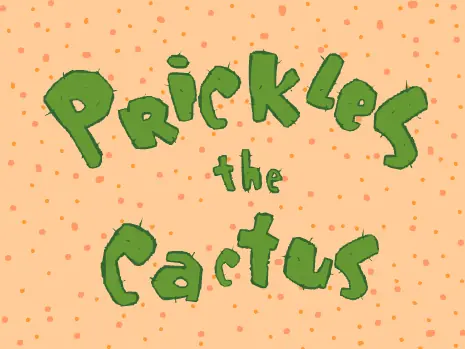 Prickles The Cactus logo