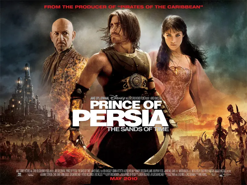 Prince of Persia: The Sands of Time Movie Banner Ad logo