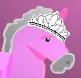 Princess Unicorn Bunny Kitten Angel logo