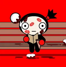 Pucca - Kissing with Ice Cream logo