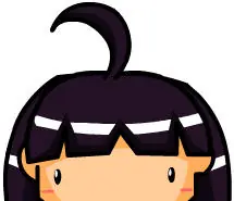 Random cute girl logo