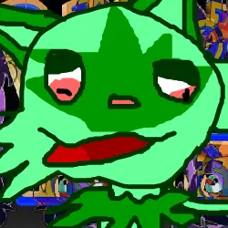 retarded weed cat logo
