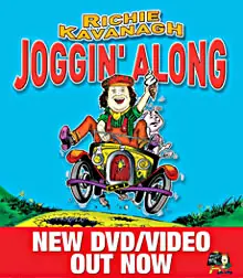 Richie Kavanagh Joggin' Along DVD/Video Advertisement logo