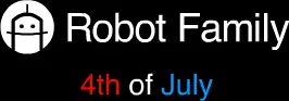 Robot Family: 4th Of July logo