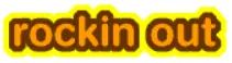 rockin out logo
