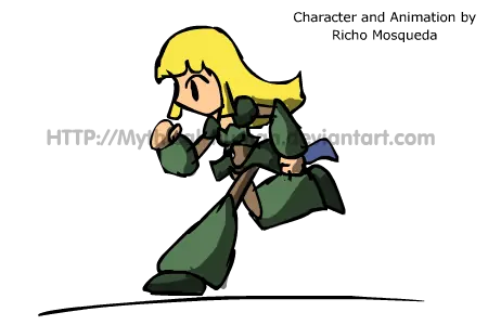running Emerald animation logo