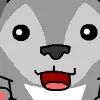 running husky logo
