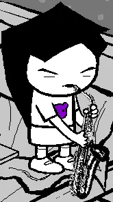 [S] Ana: Play a jazzy saxophone refrain. logo