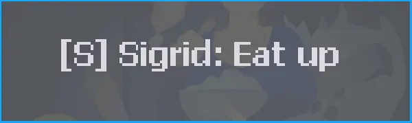 [S]Sigrid: Eat up. logo