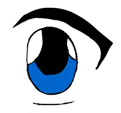 shocked eye animation logo