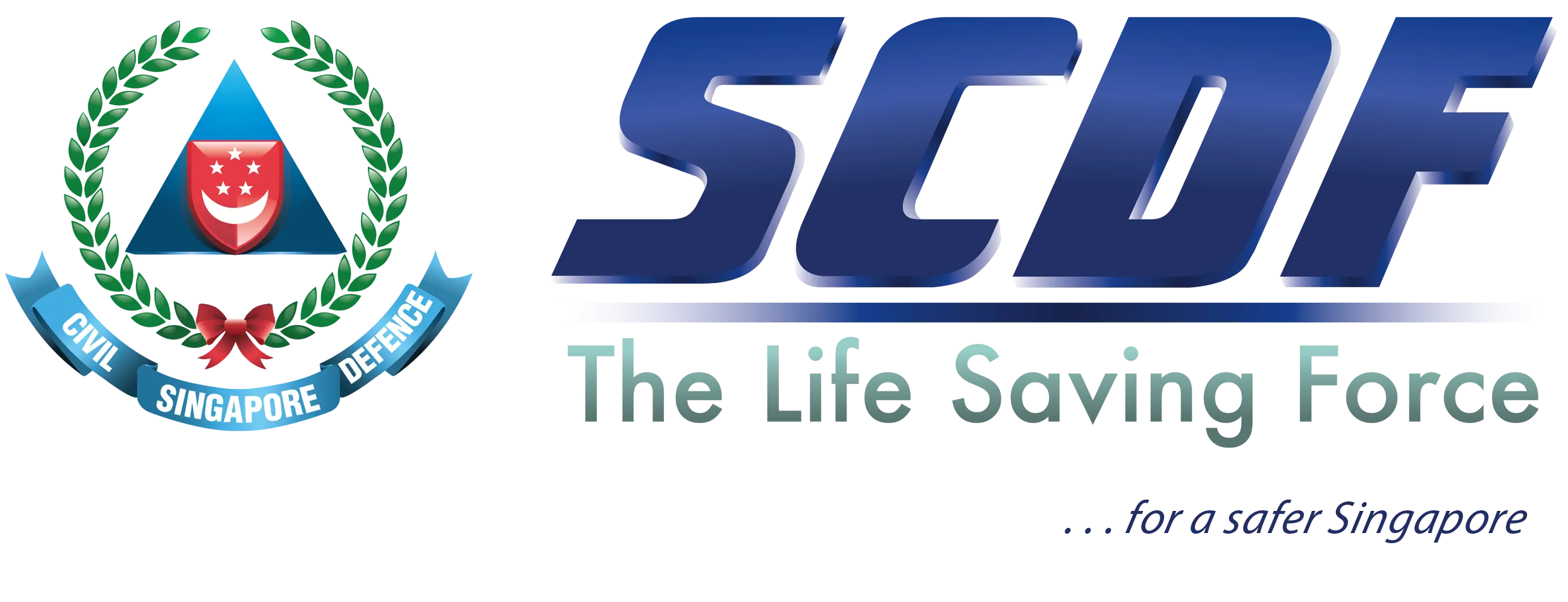 Singapore Civil Defence Force Website Banner logo