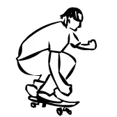 Skater Ollie logo