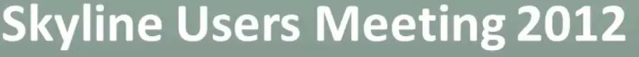 Skyline Users Meeting 2012 logo