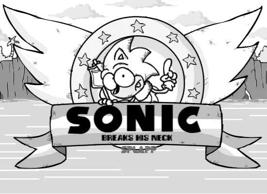 Sonic Breaks his Neck logo