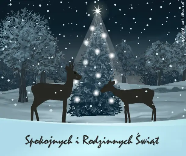 Spokojnych i Rodzinnych Świąt logo