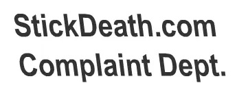 StickDeath.com Complaint Dept. logo