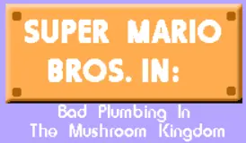 Super Mario Bad Plumbing logo
