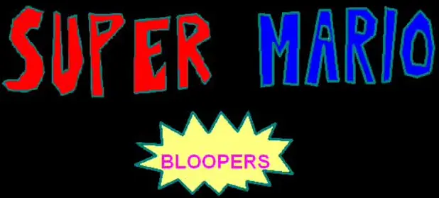 Super Mario Bloopers OMFG logo
