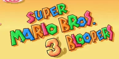 Super Mario Bros 3 Bloopers logo