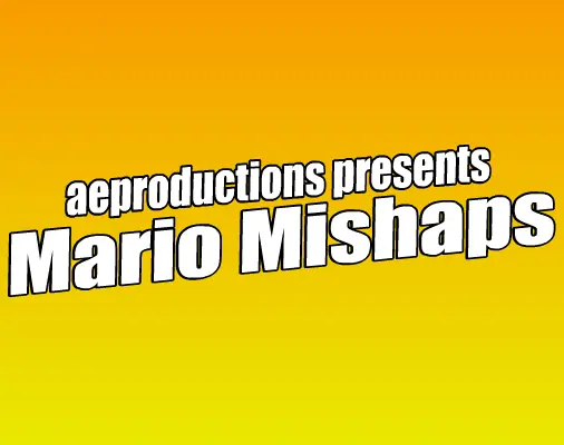 Super Mario Mishaps logo