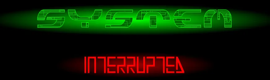 System Interrupted logo