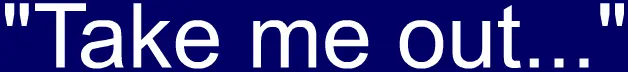 Take me out... logo