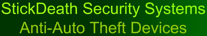 The 2003 StickDeath Security Systems Anti-Auto Theft Devices logo