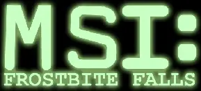 The Adventures of Rocky and Bullwinkle and Friends: MSI: Frostbite Falls logo