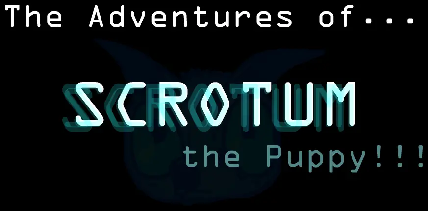 The Adventures of... Scrotum the Puppy!!! Episode 2: Color logo