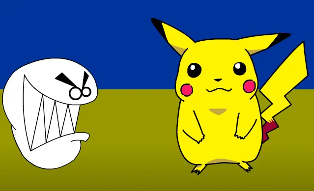 The Killing Bean vs. Pika logo