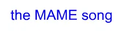 The MAME Song logo