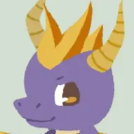 The purple dragon logo