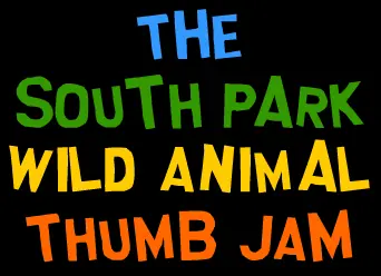 The South Park Wild Animal Thumb Jam Intro logo